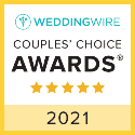 WeddingWire Couples Award 2021 Badge